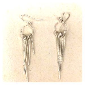 Silver earrings